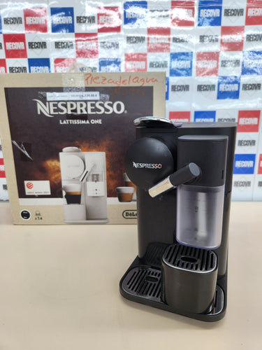 Cafetera 1450W Cápsulas de un Solo Uso, Espumador de Leche Automático, Cappuccino y Latte, EN510.B, NegroNespresso Lattissima One Evo